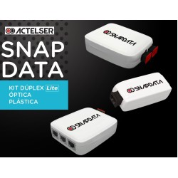 Kit Dúplex Lite de Fibra óptica Plástica Snap Data