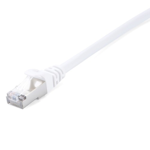 Cable de red blindado CAT6 STP - 2 Metros Blanco V7